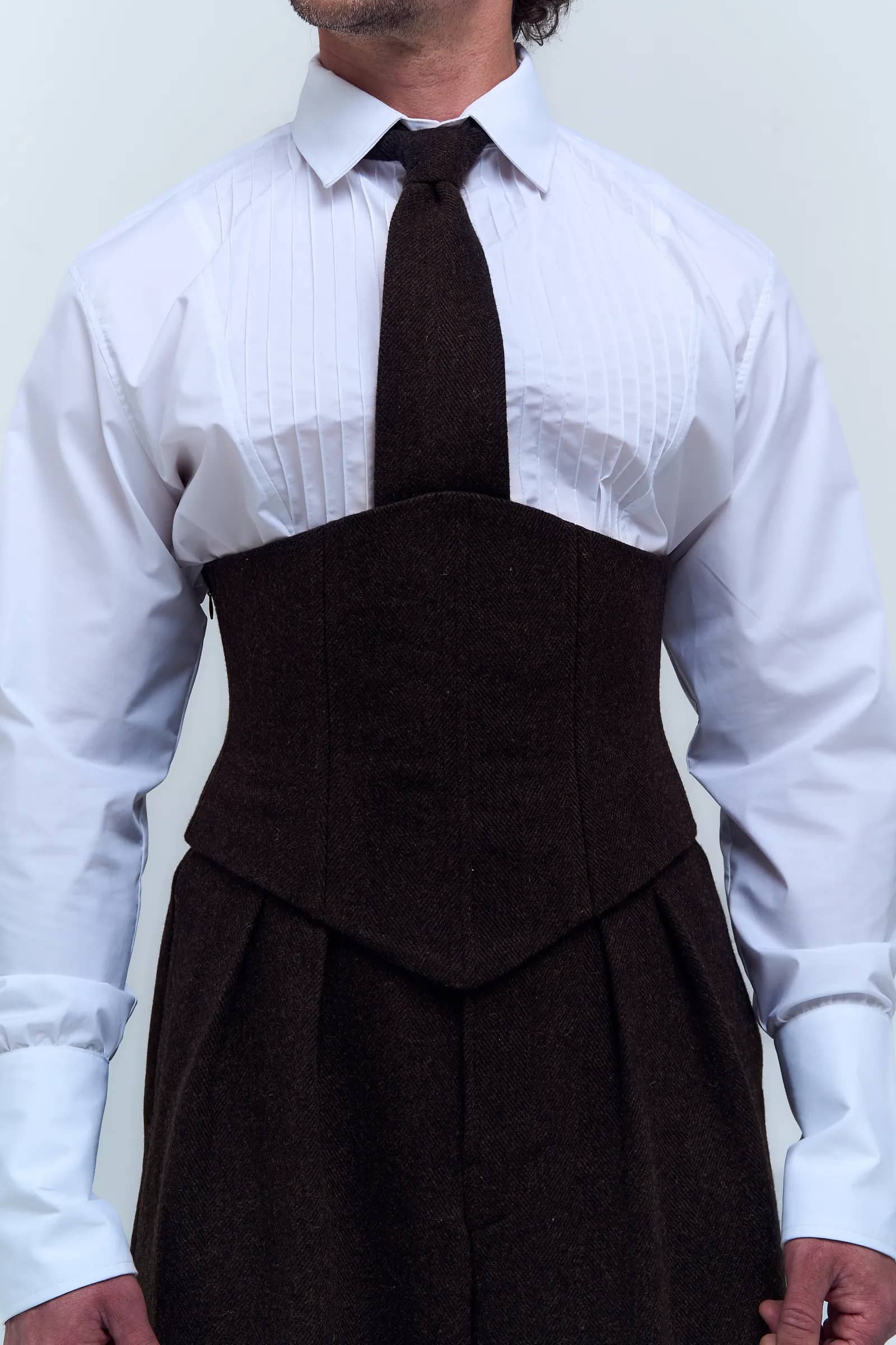 CORSET DARK COCOA