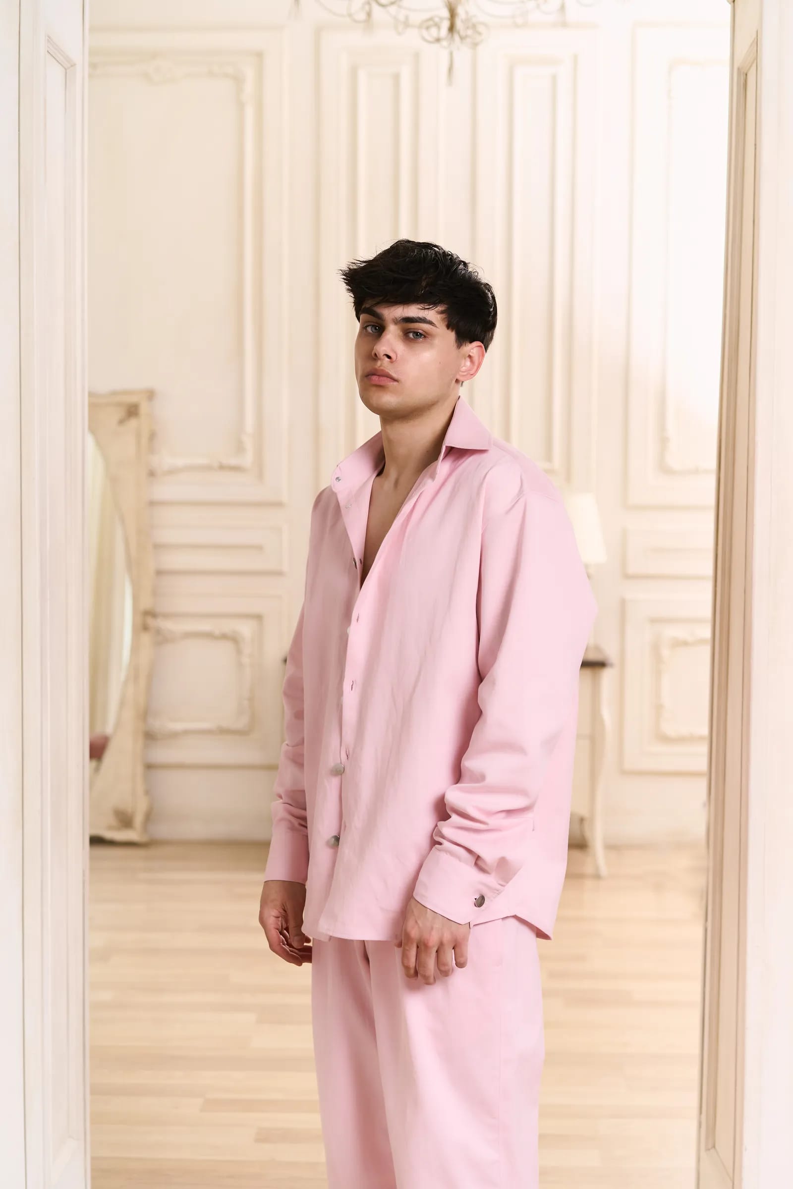 СОРОЧКА БАЗОВА РОЖЕВА