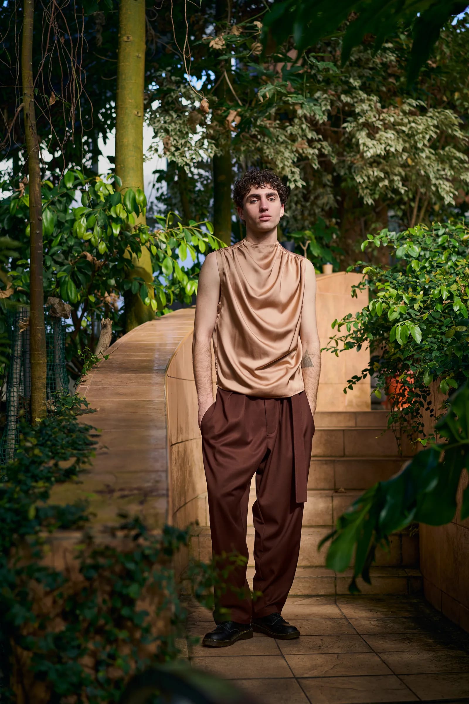 ШТАНИ З ВИСОКОЮ ПОСАДКОЮ ШОКОЛАДНІ NEW